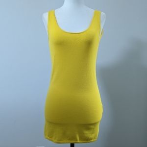 Sandro Paris Sibella Sunshine Yellow Knit Sleeveless Top